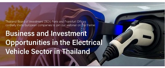 Cetim e-mobility expert invited to speak at the Thailand B.O.I webinar on Electrical Vehicles